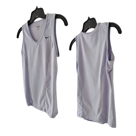 Nike Women's Dri-Fit V-Neck Sleeveless Tank Top | NWT | Small | Light Blue - Picture 6 of 12